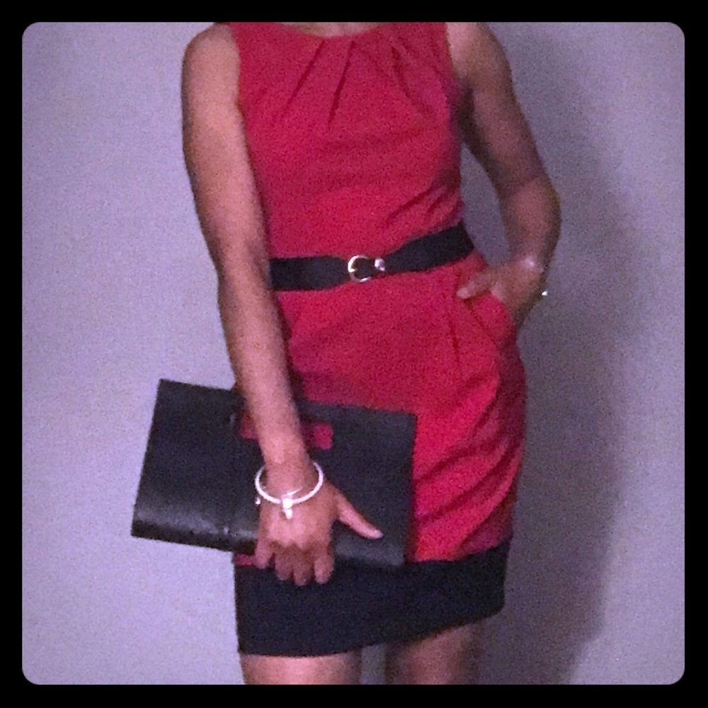 BCX Red Mid-length dress